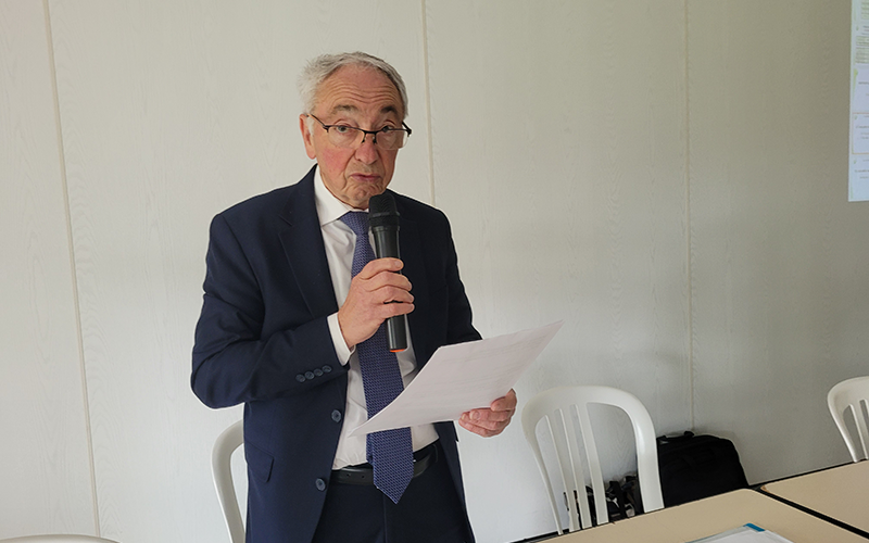 Dominique Strub : « des valeurs de solidarité et d’humanisme ». © Photo JL MASSON