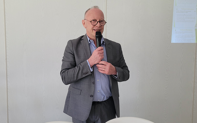 Patrick Lefèvre, président de la fédération nationale Initiativ'Retraite. © Photo JL MASSON