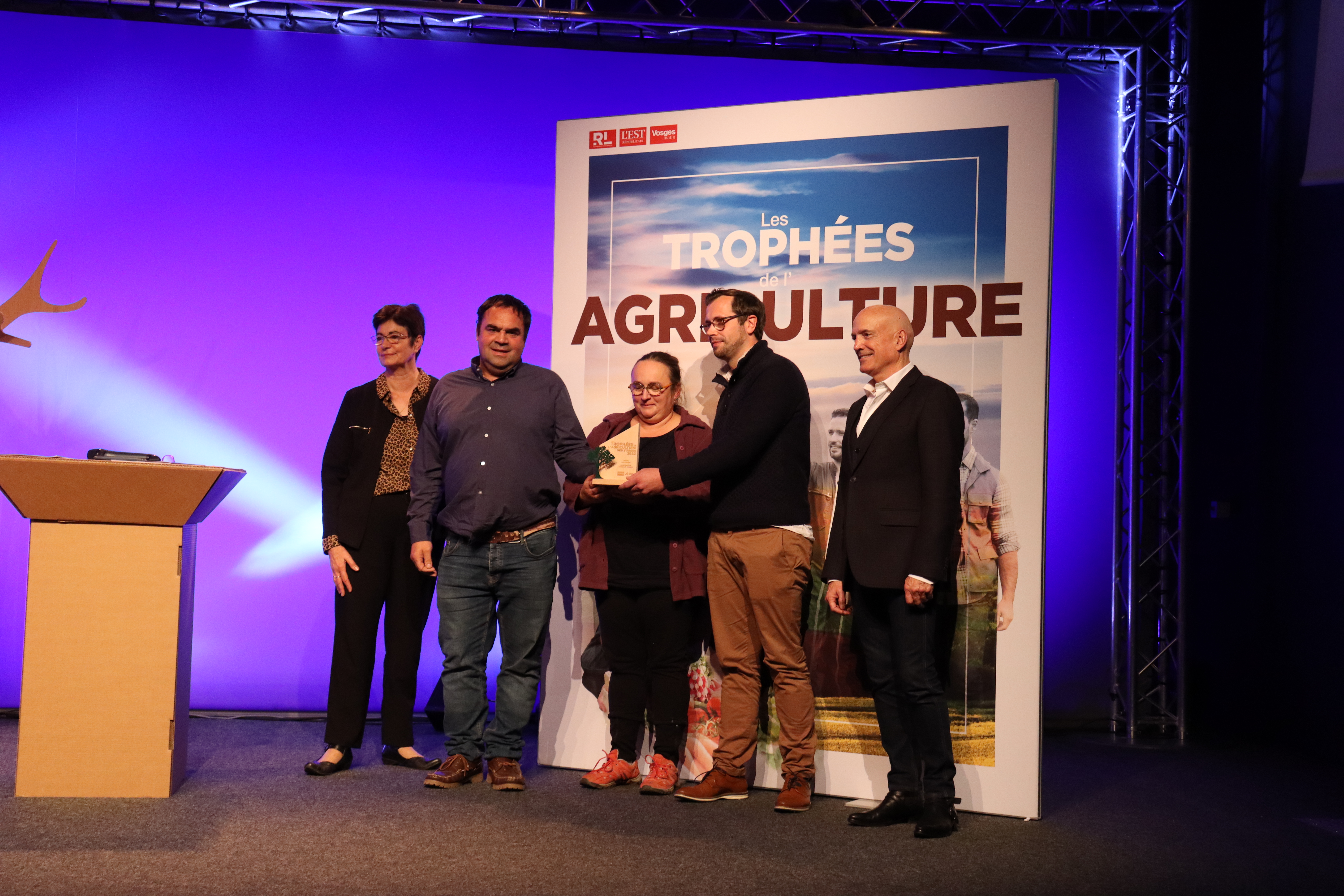 La SCA coopérative Adéquat Vosges a reçu le prix pour la valorisation de viandes locales ©Marion Falibois.