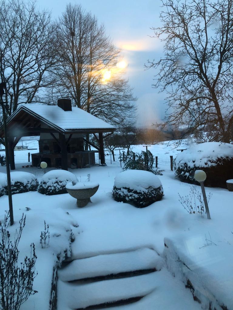 Pour le moment, le lieu est recouvert de son manteau d’hiver. Photo : La Faîte