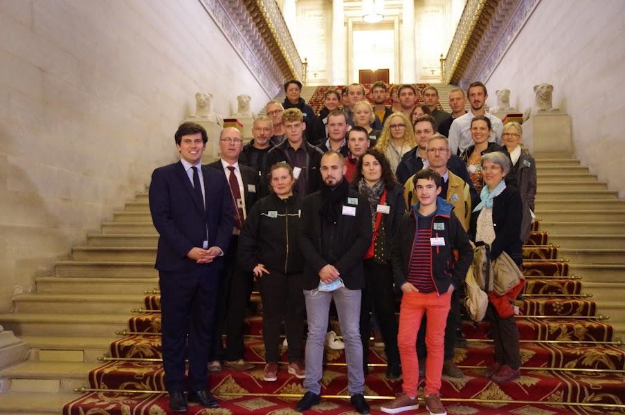 Passage par le Sénat avec le sénateur Jean Hingray. 