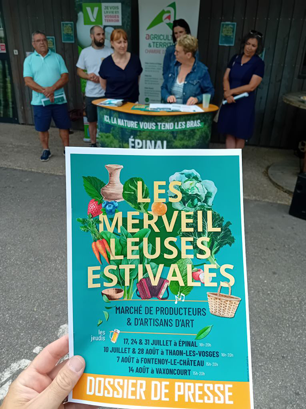 Pas moins de 4 communes accueilleront Les Merveilleuses Estivales cette année. ©Chambre d’agriculture des Vosges Pas moins de 4 communes accueilleront Les Merveilleuses Estivales cette année. ©Chambre d’agriculture des Vosges