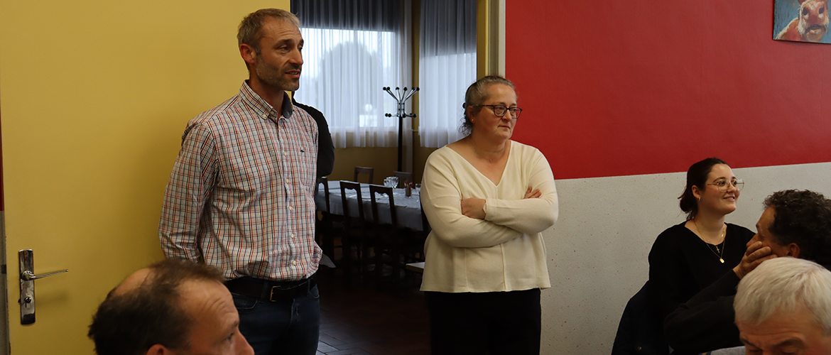 Rémy Benoit, président et Delphine Picard, directrice générale du Groupe Ermitage. © Photo Marion Falibois