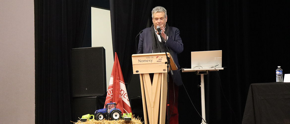 Thierry Pouch, économiste, est intervenu sur le thème : «Accords de libre-échange, mondialisation des marchés et PAC 2028 : quelles perspectives pour l’agriculture française ?» © C. COQUET