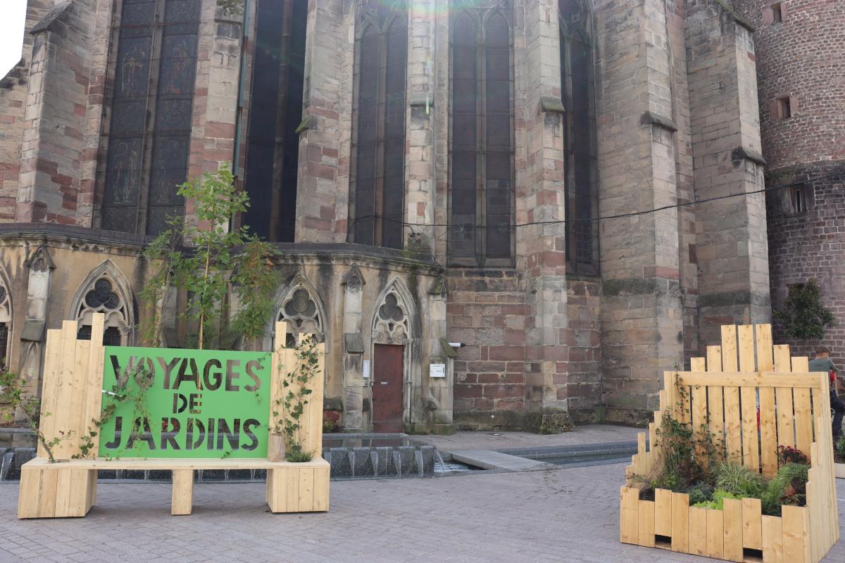 Voyages de jardins, telle est l’invitation de ce jardin éphémère. 