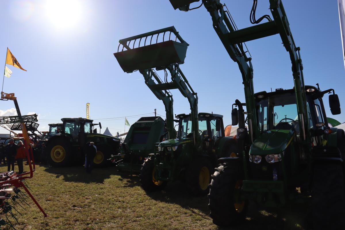 L’espace agricole permettait aux visiteurs de découvrir les dernières nouveautés en matière de machinisme. 