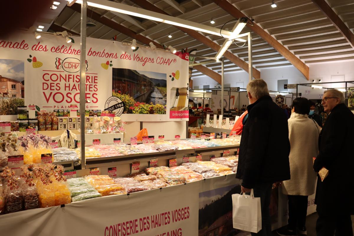 La confiserie des Hautes-Vosges présente comme chaque année.