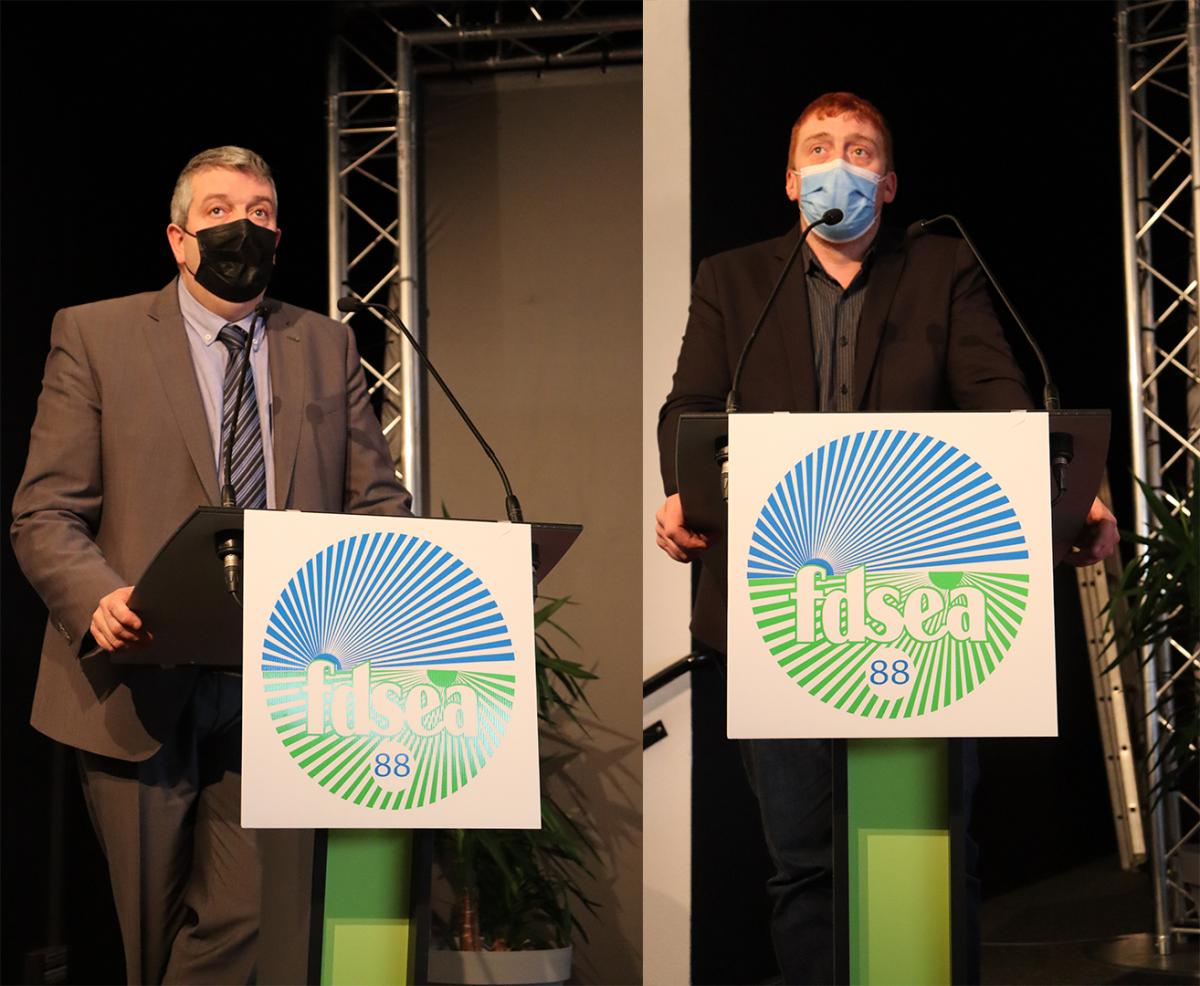 Jérôme Mathieu et Victorien Lambert ont loué l’importance du collectif. Photo : Matthieu PALMIERI