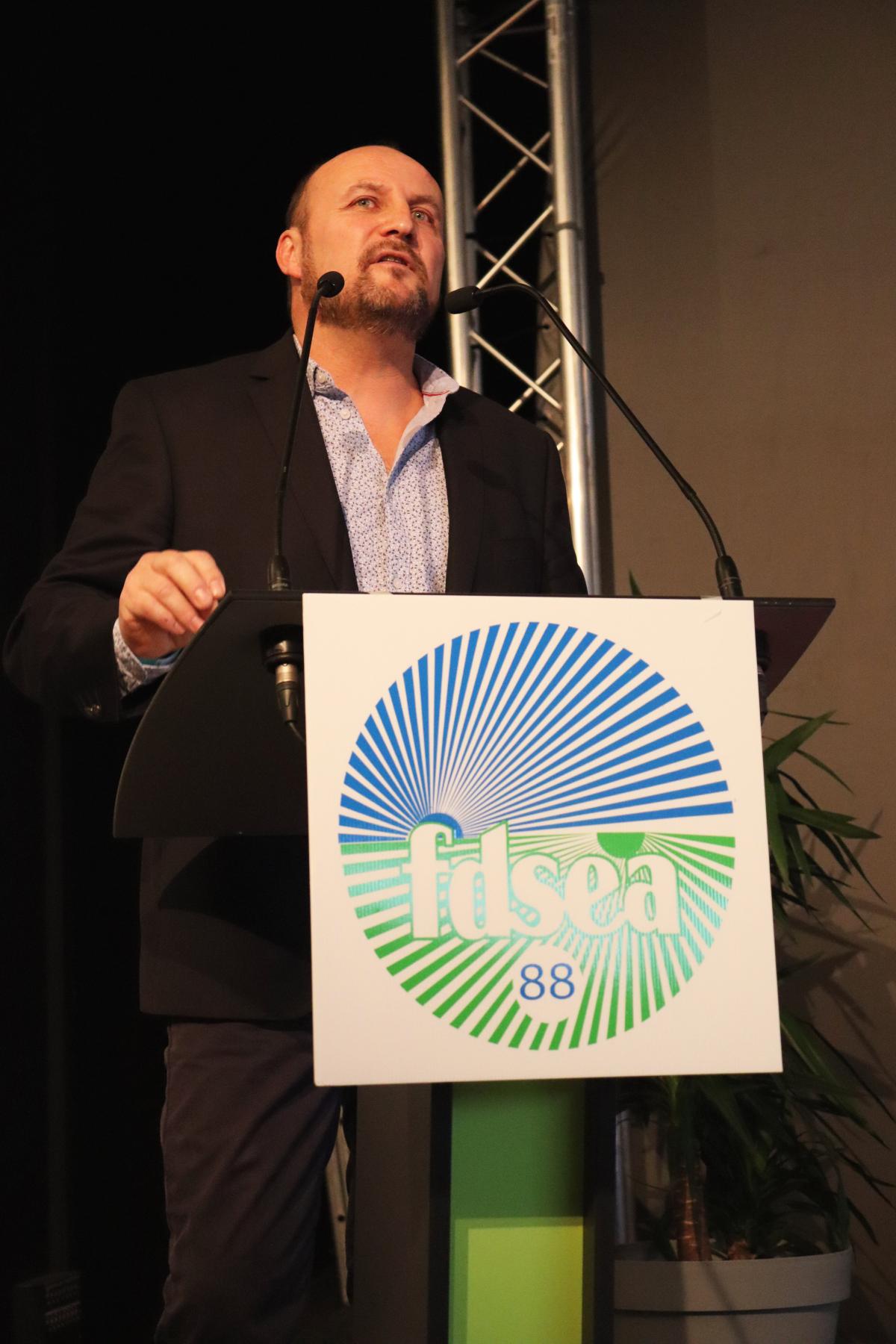 Pour Philippe Clément, l'agriculture est un enjeu majeur sur les territoires. Photo : Matthieu PALMIERI