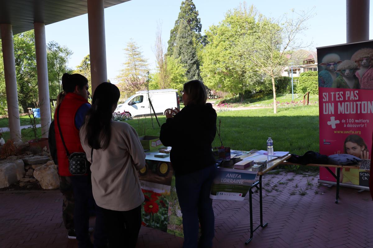 Stand de l’ANEFA. Photo : Mélanie BECKER Stand de l’ANEFA. Photo : Mélanie BECKER