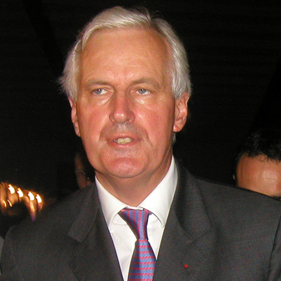 Michel Barnier, alors ministre de l’Agriculture, lors du congrès du CNJA à Epinal, en 2007. © Photo d'archives DR