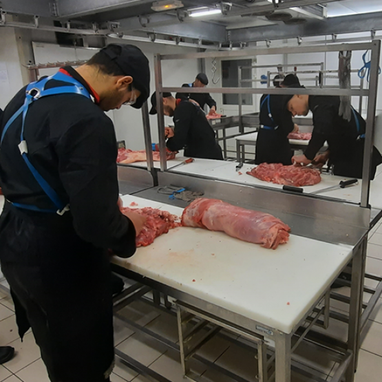L'école de boucherie à Paris. © Photo DR