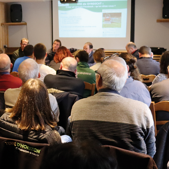 L’assemblée générale du Syndicat Ovin des Vosges affichait salle comble cette année. © Photo Marion Falibois