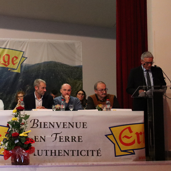 «L’assemblée générale de 2025, sera la dernière que je conduirai en tant que Président de la Coopérative» annonçait Daniel Gremillet. © Photo Marion FALIBOIS