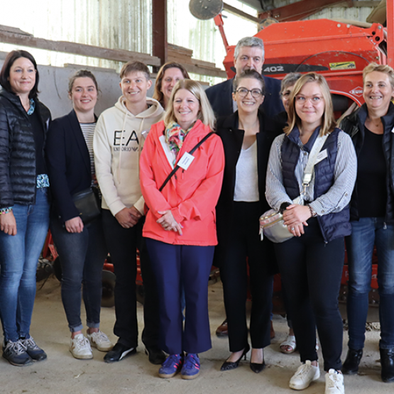 8 professionnelles des filières agricole et agroalimentaire sont venues partager la réalité de leurs métiers © Photo Aline Aubry