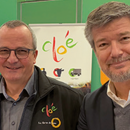 (de G. à D.) : Bruno Colin, président de CLOE et Alexandre De Palmas, directeur exécutif de Carrefour France. © Photo DR