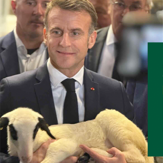 Le Président de la République lors de l'inauguration du SIA 2026. © Photo DR SIA 2026 - Pool SIA