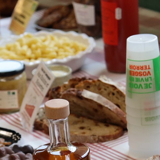 Les produits locaux à l'honneur. © Marion FALIBOIS