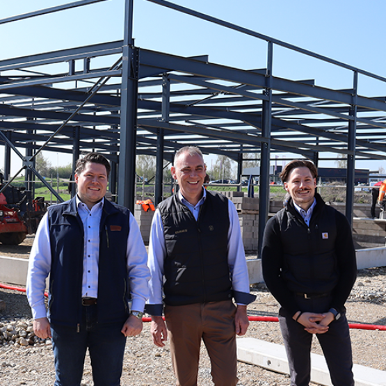 (De G. à D.) Pierre-Elliot Caput, Christophe Mauffrey et Charly Caput. © Marion FALIBOIS