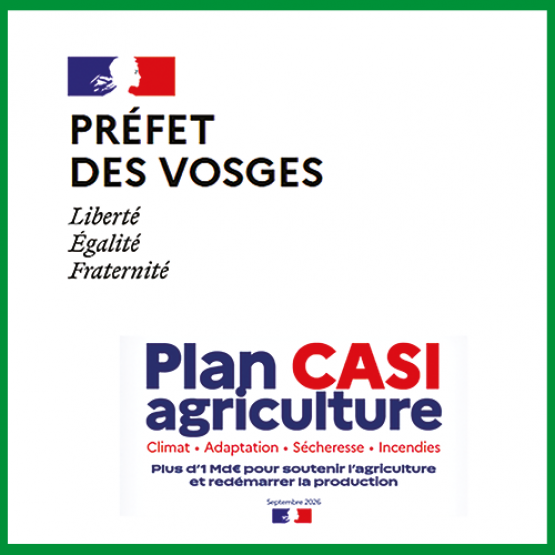 Communiqué de presse Préfecture des Vosges : Plan CASI.