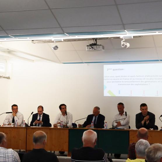 (De G. à D.) Pierre François, Sébastien Humbert, Gaëtan Dussaussaye, Jean-Jacques Gaultier,  Stéphane Viry,  Christophe Naegelen, photo Marion Falibois.