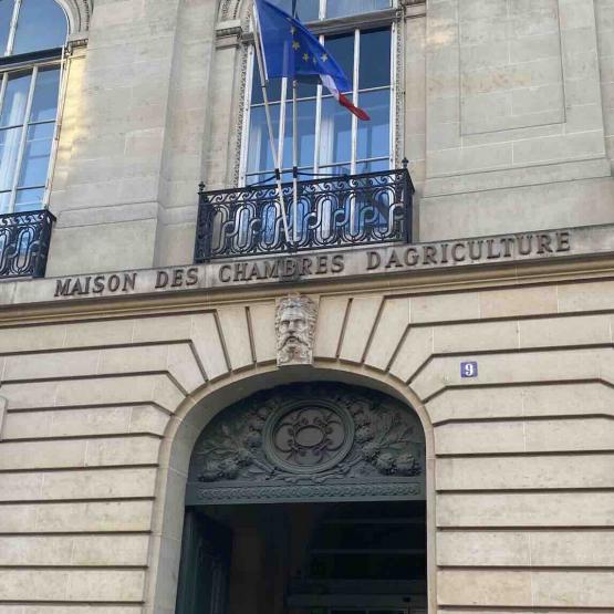 Maison des Chambre d'agriculture à Paris, 9 avenue Georges V. © Photo Actuagri