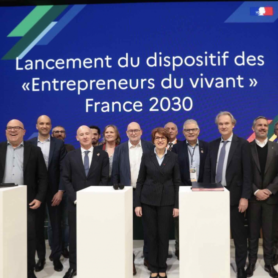 Lancement du dispositif "Entrepreneurs du Vivant". © Photo DR