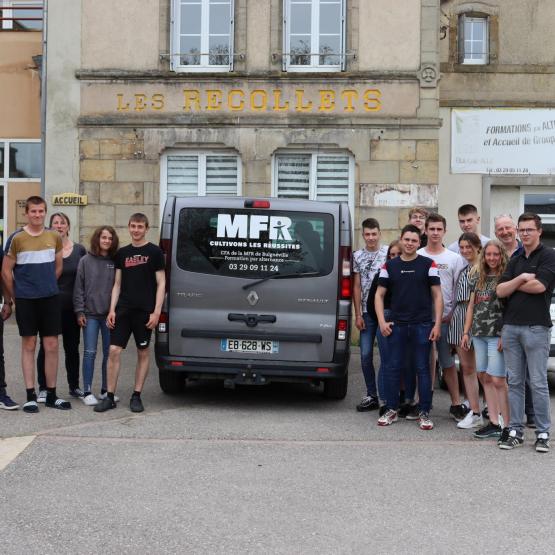 19 élèves et 4 accompagnateurs sont allés en Belgique cette année dans le cadre du programme Erasmus, photo Marion Falibois.