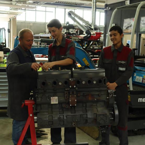Le Lycée disposant de nombreux plateaux techniques, les élèves de la formation méthanisation pourront s’y exercer lors d’ateliers pratiques ©Marion Falibois.