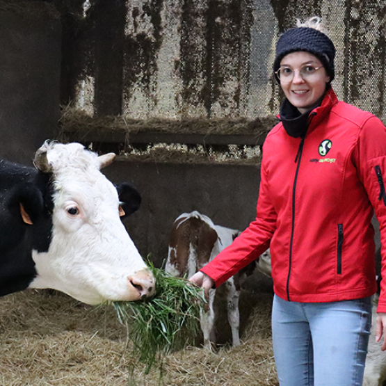 Clotilde Marcoult est la seule candidate à représenter le département des Vosges au concours Miss agricole France ! © Photo Marion Falibois