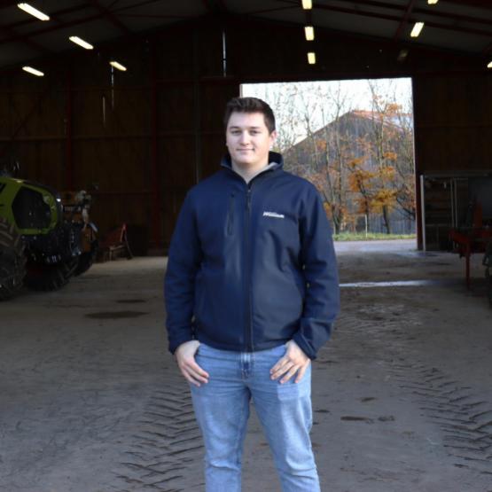 William Grzega, élève en deuxième année de BTS ACSE à Mirecourt, aimerait devenir technico-commercial en agroéquipement. © Photo Mélanie BECKER