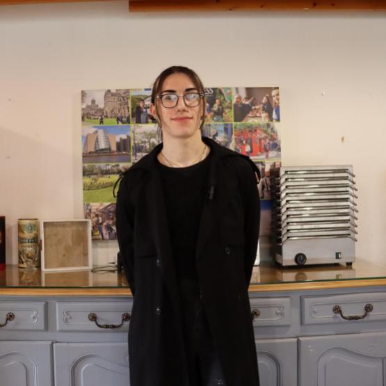 Steven Badonnel, élève en BP Arts du service à la MFR de Saulxures-sur-Moselotte, aimerait ouvrir son propre restaurant traditionnel ©Mélanie BECKER