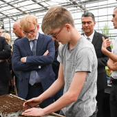 déplacement de Marc Fesneau au Campus Vert d'Azur d'Antibes et du Campus Provence verte de Saint-Maximin ©Photo DR