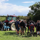 L'après-midi des classes de 2nds et de 1ere de la MFR de Bulgnéville et des BTS ACSE du campus de Mirecourt sont venus assister à la journée technique. © Photo Marion Falibois