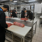 L'école de boucherie à Paris. © Photo DR