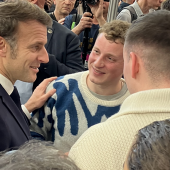 SIA 2025 : rencontre Emmanuel Macron-JA. © Photo Actuagri