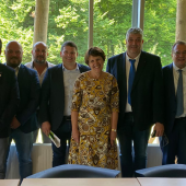 A l’occasion de son déplacement dans le cadre du comité interministériel aux ruralités, Annie Genevard a accordé une audience aux représentants syndicaux et consulaires du département afin d’échanger directement avec eux sur les enjeux du moment. © Photo 