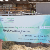 Le jeu En piste pour les risques de Stéphane Poinsot a remporté le super prix Mutualia et reçoit dont un mécénat de 12 666 € © Photo Marion Falibois