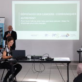 Afin de mettre en avant cette campagne de sensibilisation au dépistage des cancers, les différents partenaires, dont la MSA Lorraine, ont tenu une conférence de presse le 16 septembre à Golbey. © Photo M. Falibois