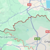Carte frontière France-Espagne.