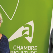 Virginie Coppens Menager, directrice régionale de France Travail et Jérôme Mathieu, président de la CRAGE. © Photo DR