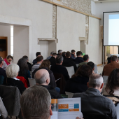 C’est devant une salle comble que Guillaume Millot, président de Probiolor, a présenté son rapport moral. © Photo Marion FALIBOIS