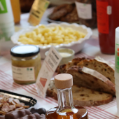 Les produits locaux à l'honneur. © Marion FALIBOIS