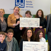 Des élèves de la MFR CFR Gugnécourt  ont été distingués par le premier prix avec leur projet Jeunesse en mouvement. © MSA Lorraine