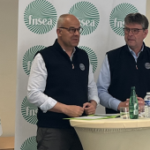 Arnaud Rousseau, président et Hervé Lapie, secrétaire général de la FNSEA. © Photo DR