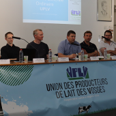 (De G. à D.) Thierry Bajolet, Philippe Clément, Julien Lehry, Rémi Bregeot, Yohann Barbe, Jean-Charles Hell, Cyril Oudin et Stéphane Viry. © Marion FALIBOIS