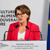 Annie Genevard lors de la présentation du plan CASI le 4 septembre 2026. © Photo sous licence CC