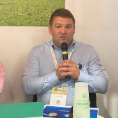 (De G. à D.) Ludovic Blin, VP FNPL, Yohann Barbe, président FNPL et Pascal Clément, président de section laitière FRSEA de l'ouest - Space 2026. © Actuagri-CS