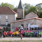 L’exploitation de la famille Tétard, à Barchain, a accueilli près de 200 personnes à l’occasion du challenge inter-lycées de l’APAL'. © Yannick DERHILLE