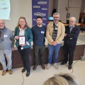 Les signataires du contrat de filière. Photo : JL.Masson 